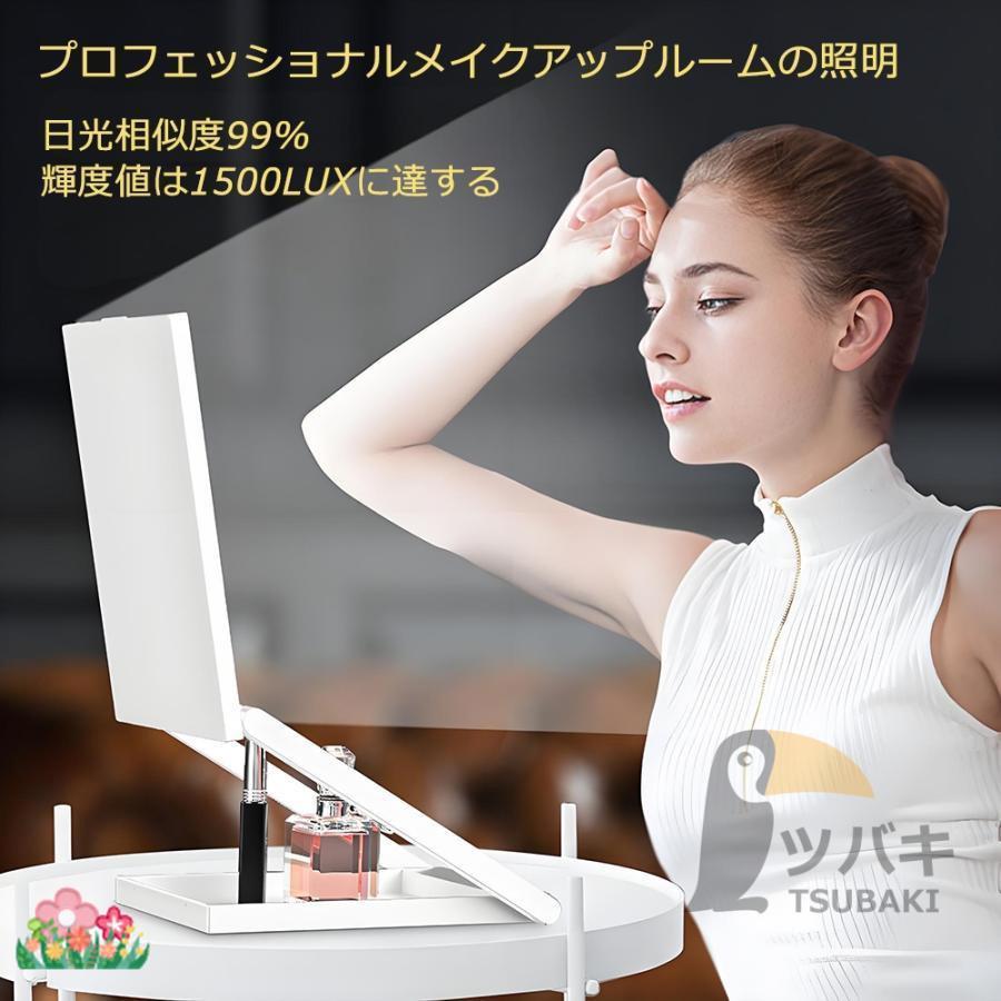 女優ミラー ledライト付き 卓上ミラー 10倍拡大鏡 8インチ USB充電式