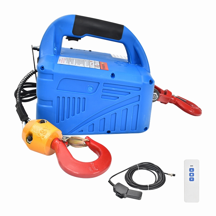 電動ウインチ 電動ホイスト 100v 小型 ハンドウインチ クレーン