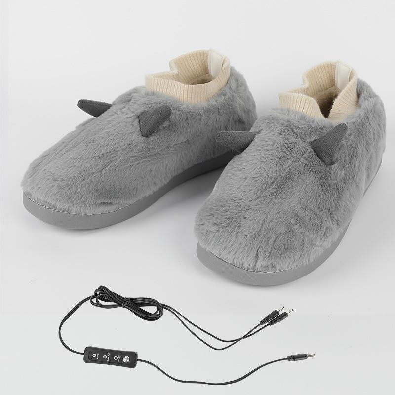電気スリッパ 足温器 歩ける フットウォーマー USB 足元ヒーター 3段階