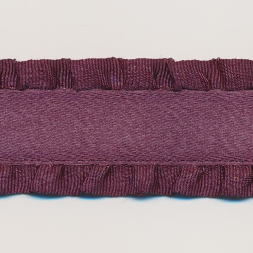 Purple French Wide Velvet Ribbon 72mm