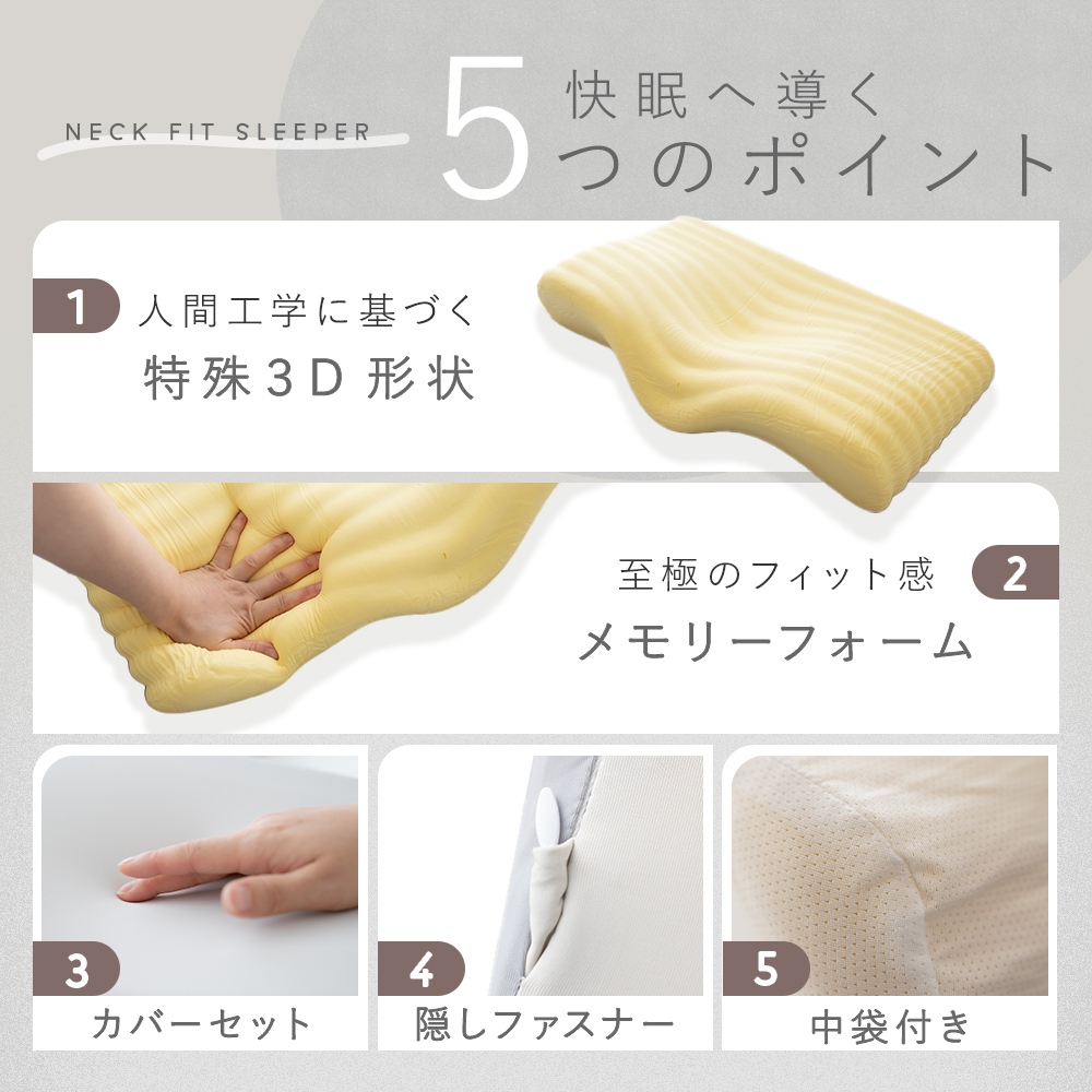 Sylphease（シルフィーズ） 枕 高密度 ウレタン 肩こり 首こり マクラ