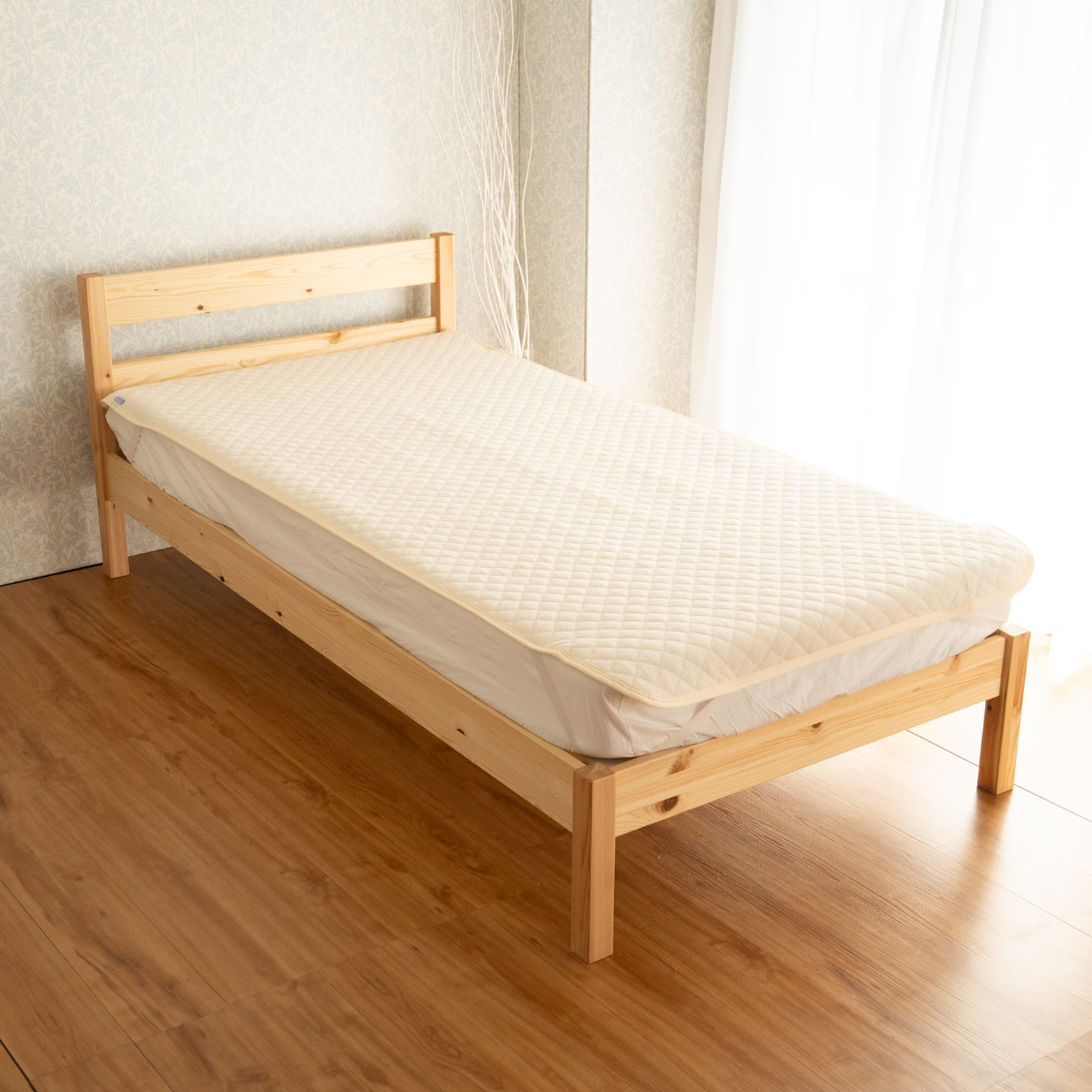 敷きパッド ファミリーサイズ 幅240cm 綿100％ タオル オールシーズン 洗える 清潔 ベッド...