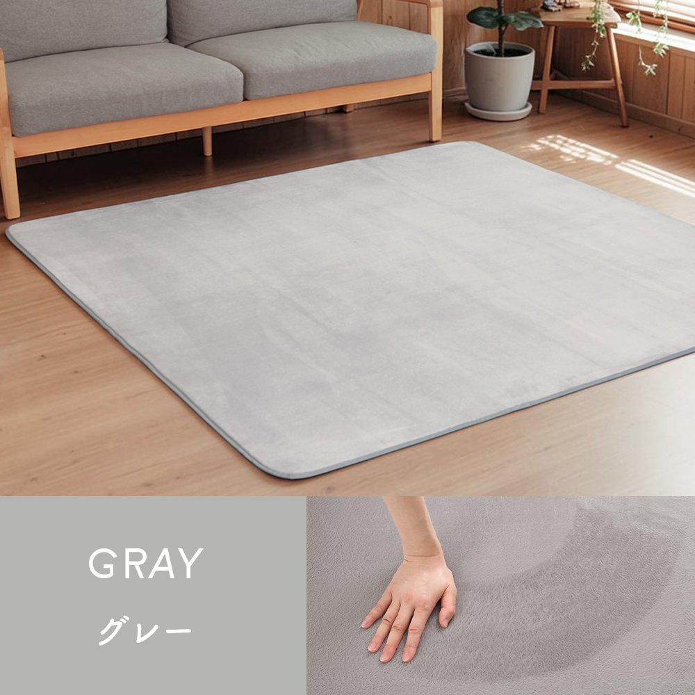 Sylphease（シルフィーズ） ラグ 洗える 防ダニ 抗菌 防臭 無地