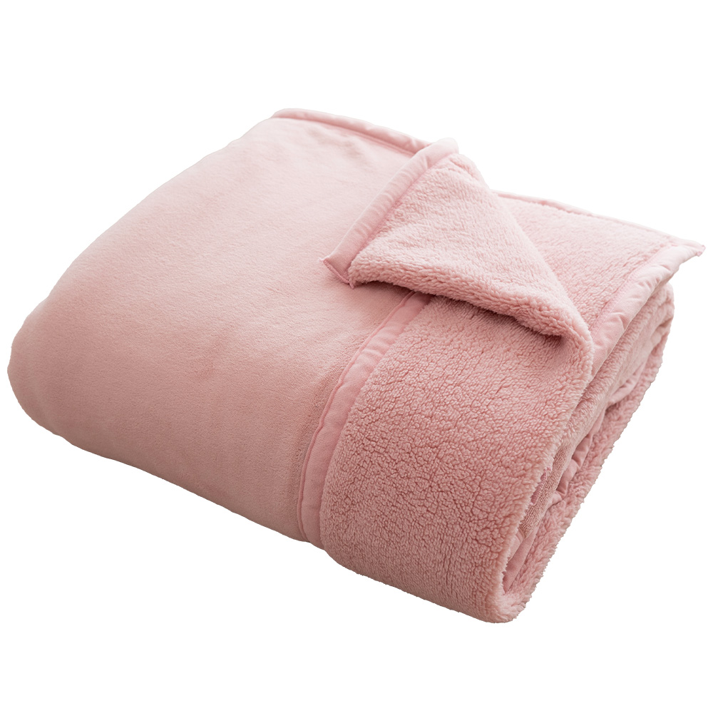 あったか6層毛布 PREMIUM Sサイズ ピンク　シルバー　2枚セット モリリン 布団・快眠グッズ 【良品】あったか6層毛布プレミアム