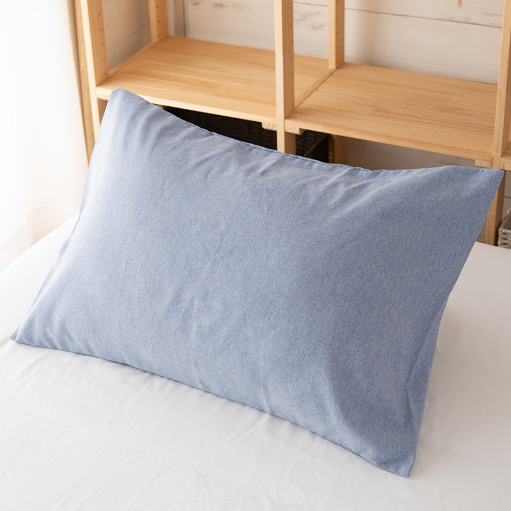 【在庫処分20％オフ！】枕カバー 43×63cm 2枚セット ソフトタッチ シャンブレー 封筒式 ピローケース ピロケース 袋タイプ 筒形 洗える 洗濯機 柔らかい 無地 | Sylphease | 01