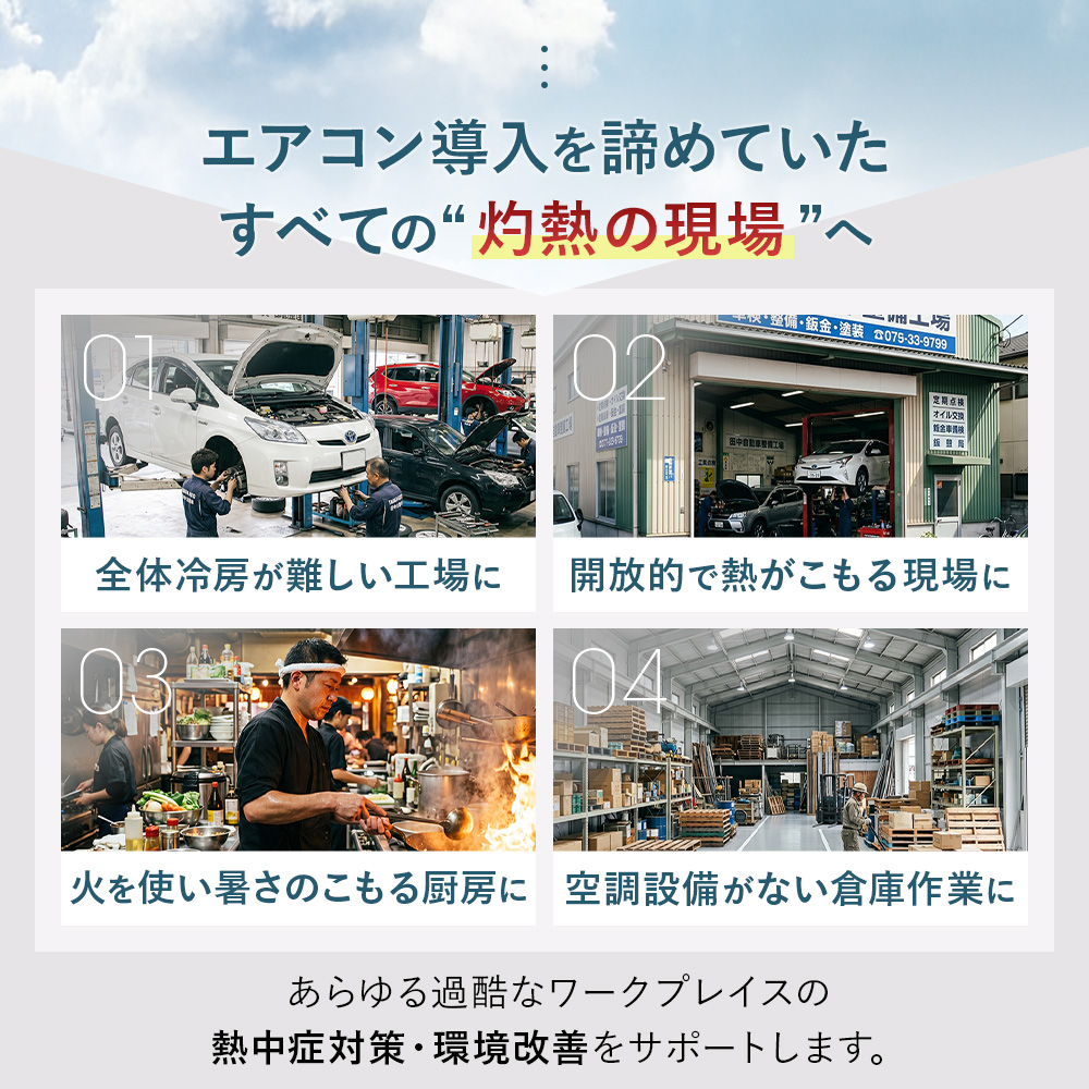 スポットクーラー 2.5kW ツインダクト 2口 スポットエアコン 冷風機