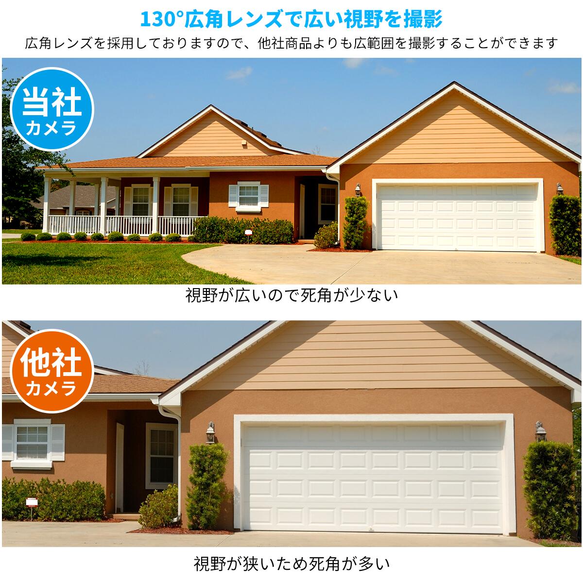 【双方向通話・ダブルアンテナ信号強化・130° 超広角】2台/単品 防犯カメラ ワイヤレス 屋外 3K 500万画素 防犯カメラセット防犯カメラ 防犯カメラ ワイヤレス |  | 07