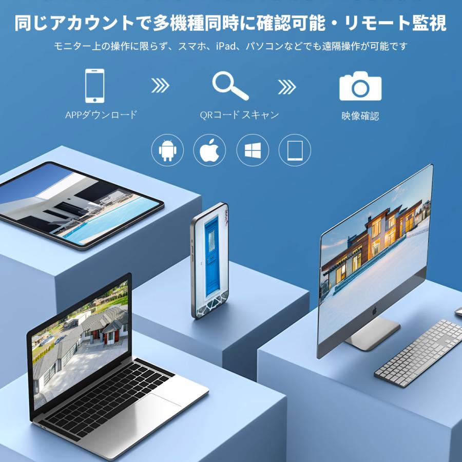 【双方向通話・ダブルアンテナ信号強化・130° 超広角】2台/単品 防犯カメラ ワイヤレス 屋外 3K 500万画素 防犯カメラセット防犯カメラ 防犯カメラ ワイヤレス |  | 12