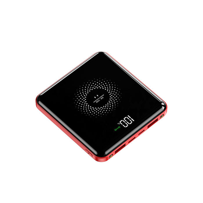 SALE／10%OFF モバイルバッテリー QI ワイヤレス充電器 軽量 薄型 大容量10000mAh 3台同時充電 無線充電 LCD残量表示  iPhone android Xperia ipad 2.1A急速充電 スマホ充電器 flyingjeep.jp