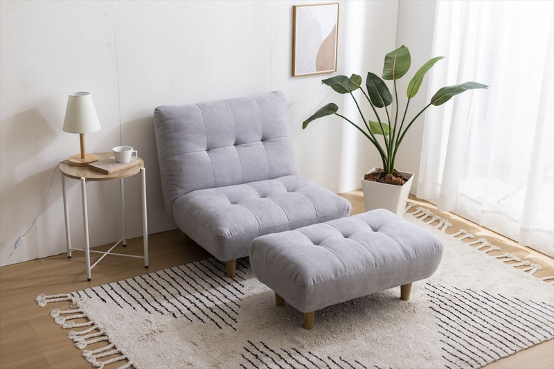 ローソファー 1人掛け かわいい ナチュラルモダン 座椅子 カウチ