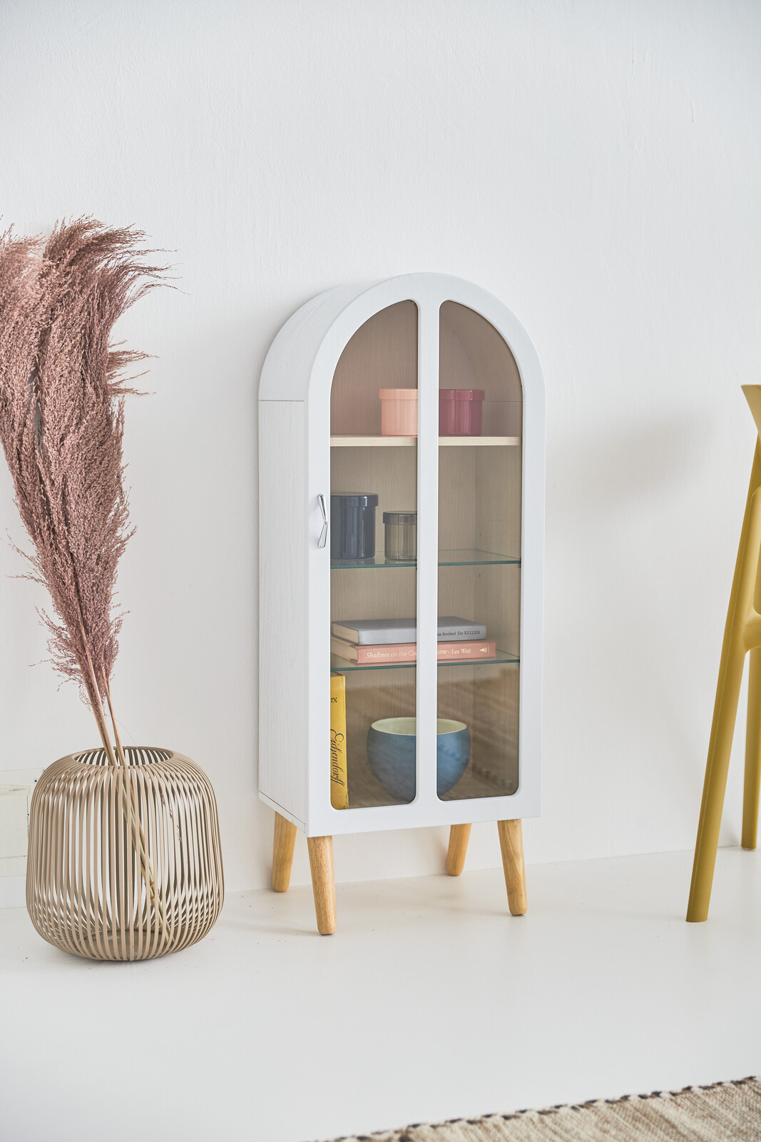 ラック 棚 コレクションシェルフ リビングボード ガラス ショーケース