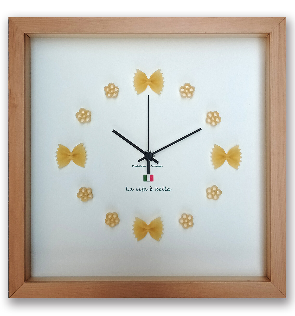 壁掛け時計 ウォールクロック おしゃれ パスタ OrologioCarino