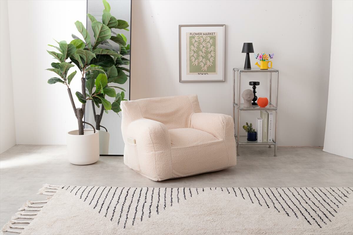 ソファー 1人掛け 洗える ビーズクッション おしゃれ 北欧モダン