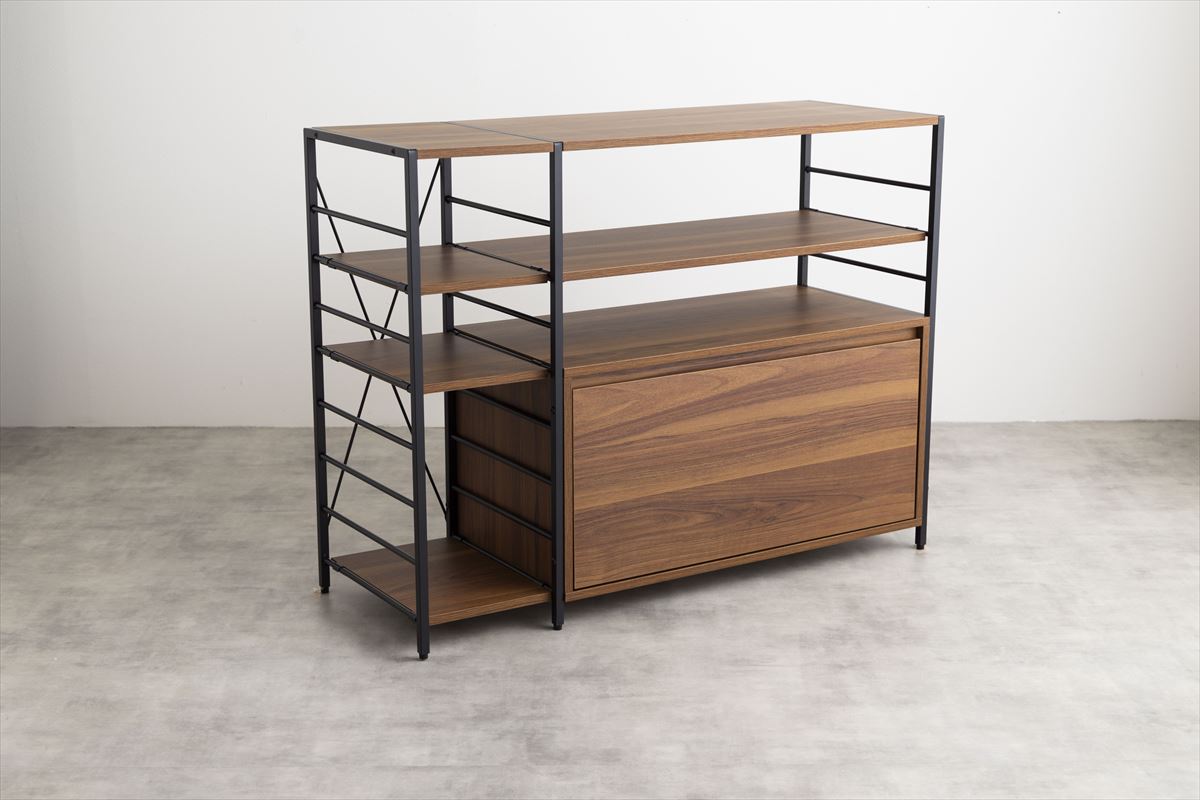 【送料無料】木製収納ラック(キャスター付き) Furniture 0000000217892_9aXZf5e.jpg