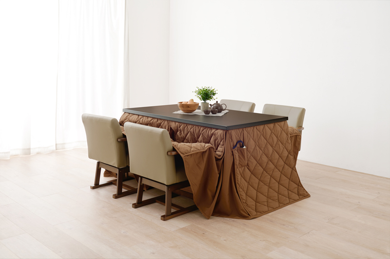 こたつ こたつテーブル おしゃれ 炬燵 コタツ 高さ調節 布団とチェア