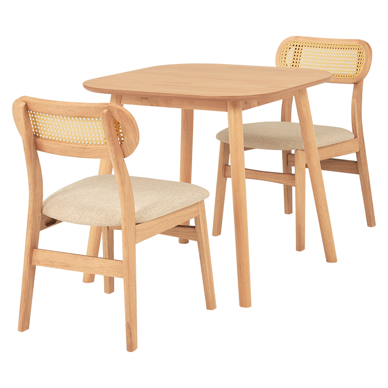 HAGiHARA（萩原） ダイニングテーブルセット 2人用 木製 おしゃれ