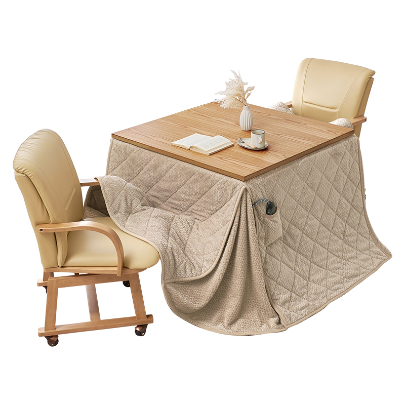 こたつセット テーブル・椅子・掛け布団 HAGiHARA（萩原） ダイニングこたつテーブル 椅子掛け布団付き4点