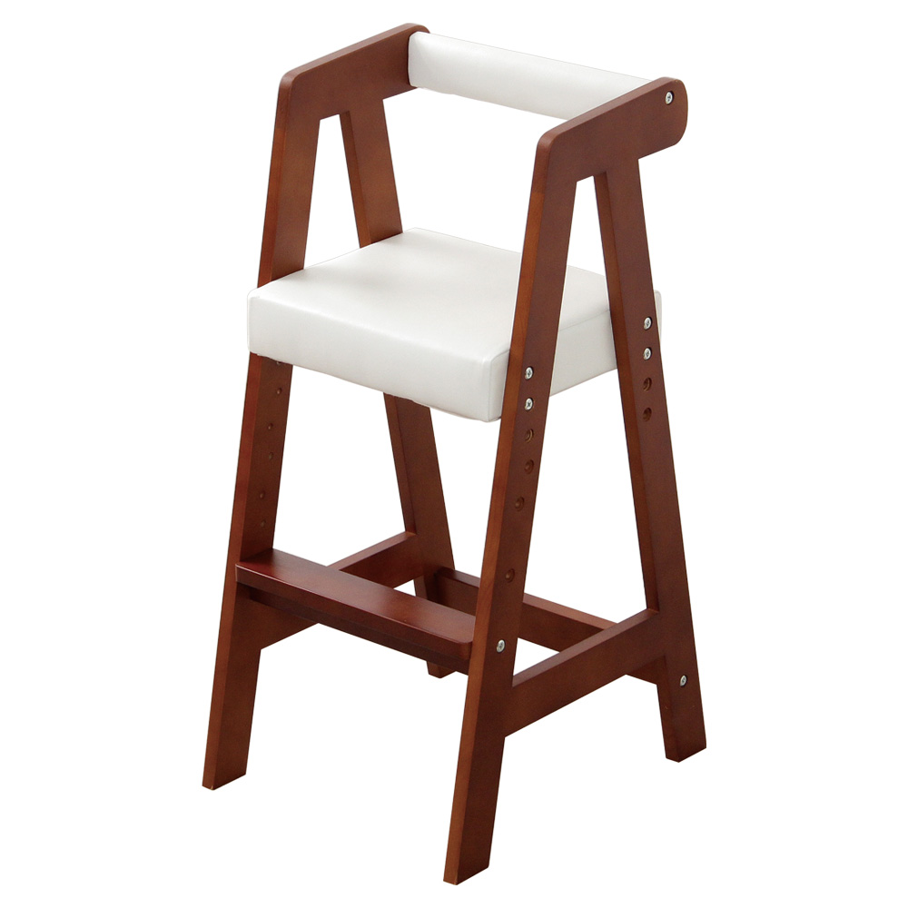 キッズチェア 子供用椅子 幼児向け ダイニングテーブルに合う高さ 丈夫な天然パイン材で安全 高さ調節 耐荷重40kg｜rakusouya｜04