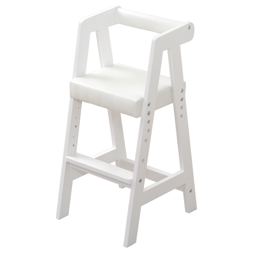 キッズチェア 子供用椅子 幼児向け ダイニングテーブルに合う高さ 丈夫な天然パイン材で安全 高さ調節 耐荷重40kg｜rakusouya｜03