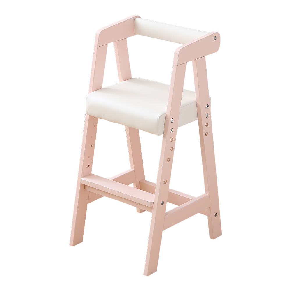 キッズチェア 子供用椅子 幼児向け ダイニングテーブルに合う高さ 丈夫な天然パイン材で安全 高さ調節 耐荷重40kg｜rakusouya｜05