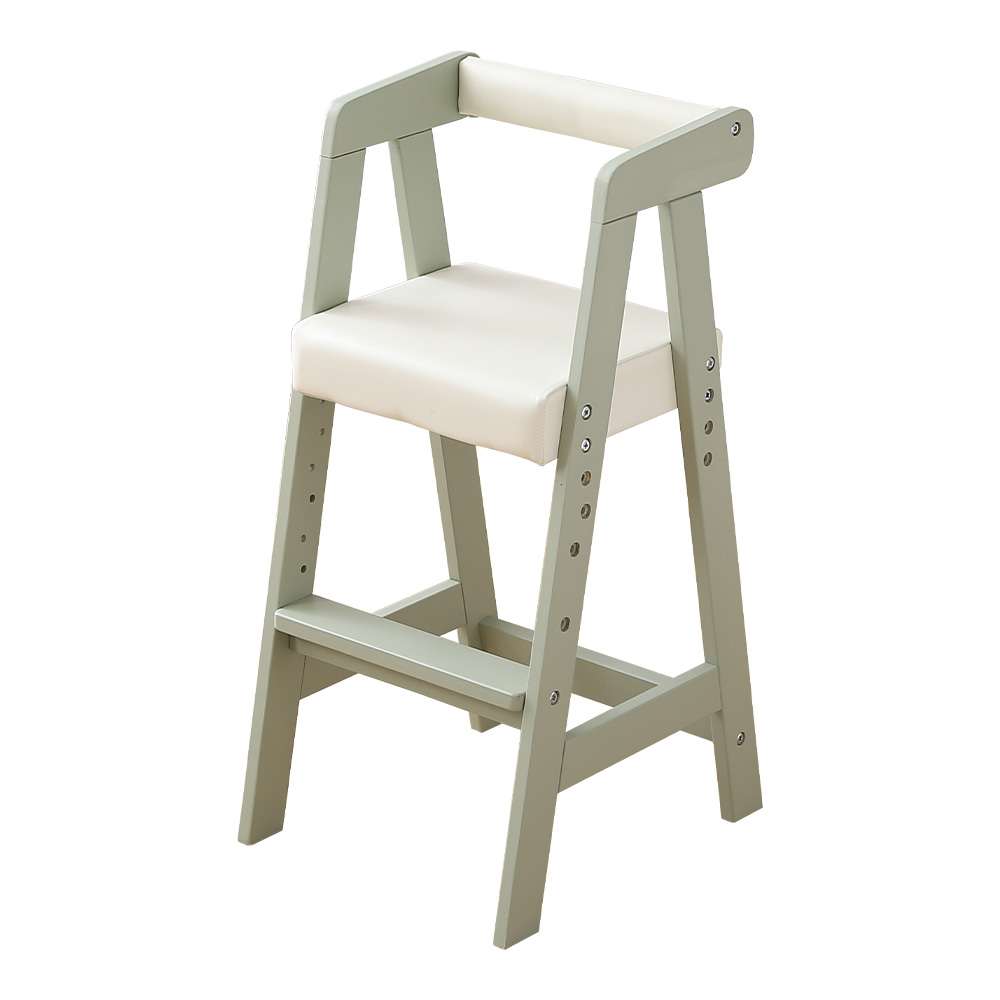 キッズチェア 子供用椅子 幼児向け ダイニングテーブルに合う高さ 丈夫な天然パイン材で安全 高さ調節 耐荷重40kg｜rakusouya｜06