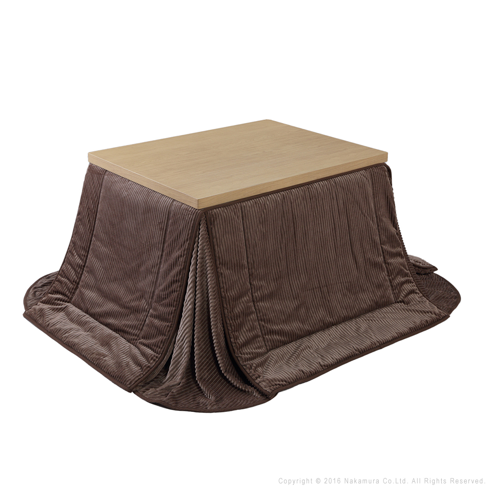 MUSTBUY ダイニングこたつテーブル ハイタイプ コタツ 掛布団付き2点