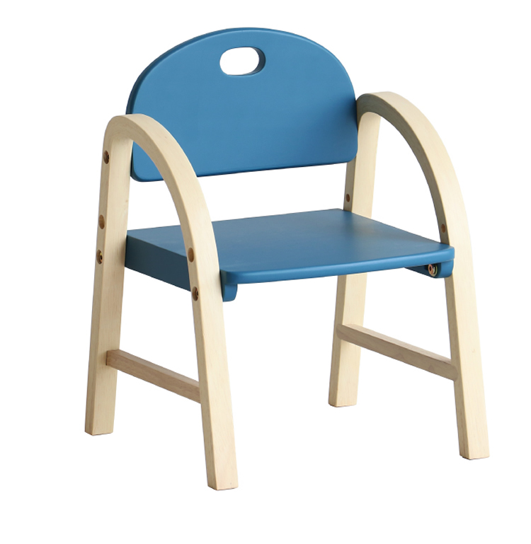 椅子 子供用 幼児向け 角が無く安心安全なキッズチェア 木製 高さ調節｜rakusouya｜04
