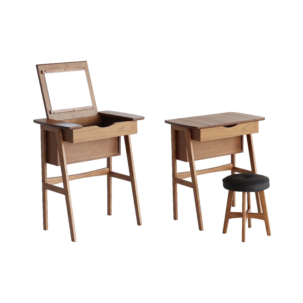 ICHIBA（市場） ドレッサー メイクデスク 化粧台 鏡台 おしゃれ レトロ