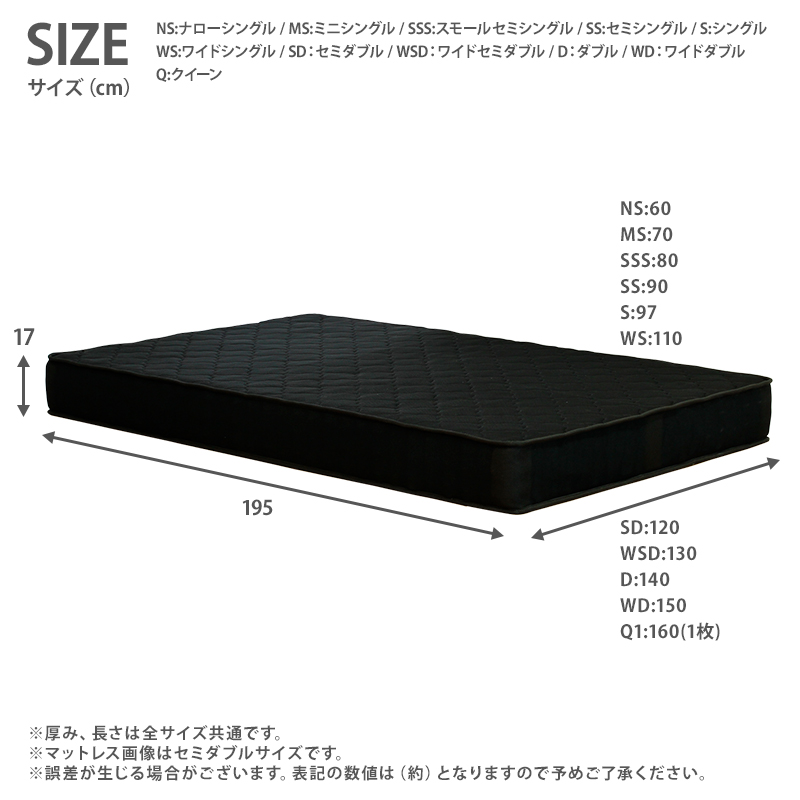 マットレスの硬さ