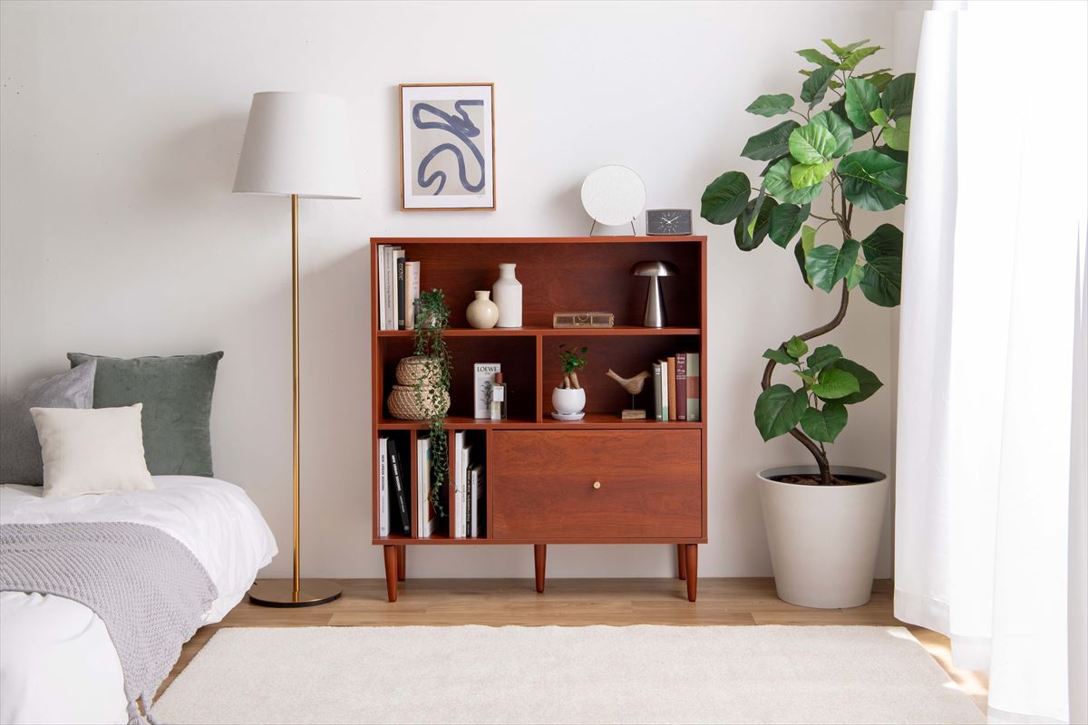 昭和レトロ 木製の丈夫な棚 オシャレなデザイン 広い引き出し付き 良いサイズ感 楽天市場】【P5倍☆3日23:59まで】シェルフ 収納棚 レトロ