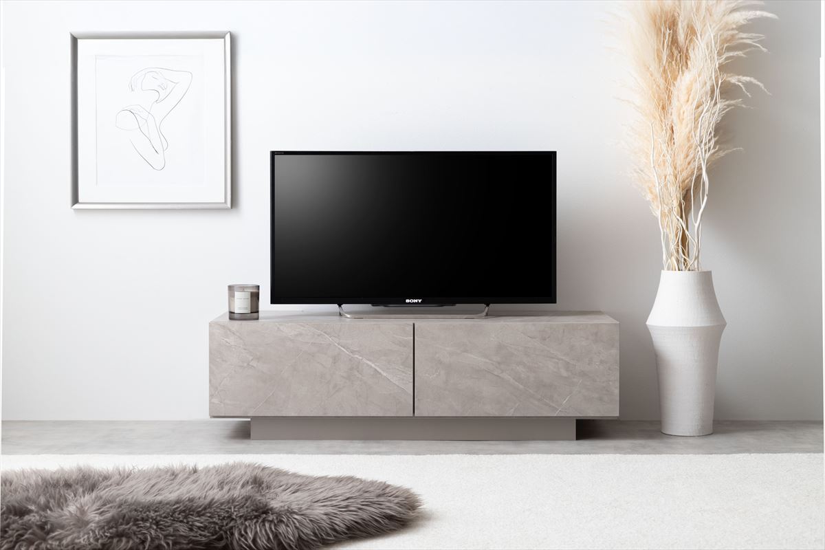 【送料無料】【幅100cm】大理石柄テレビ台 マーブル柄 ストーン柄 幅100cm】Ellis 大理石柄テレビ台 | メイツウEC