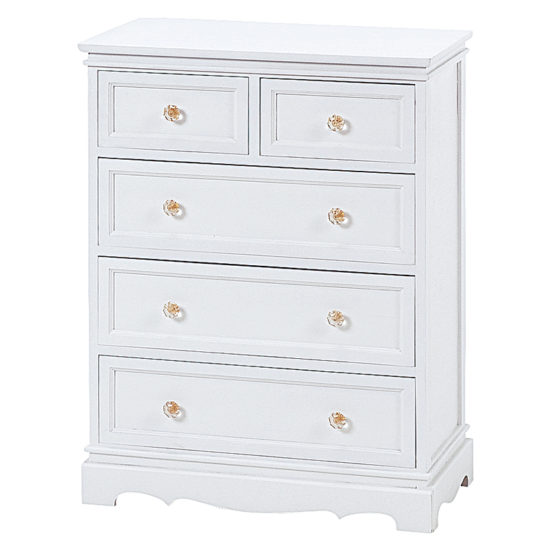 ♡お取り置きになりました♡ (30k)ラタン ブルー ホワイト チェスト ラタン風ランドリーチェスト ワイド3段（幅74・奥行34.5・高さ80cm