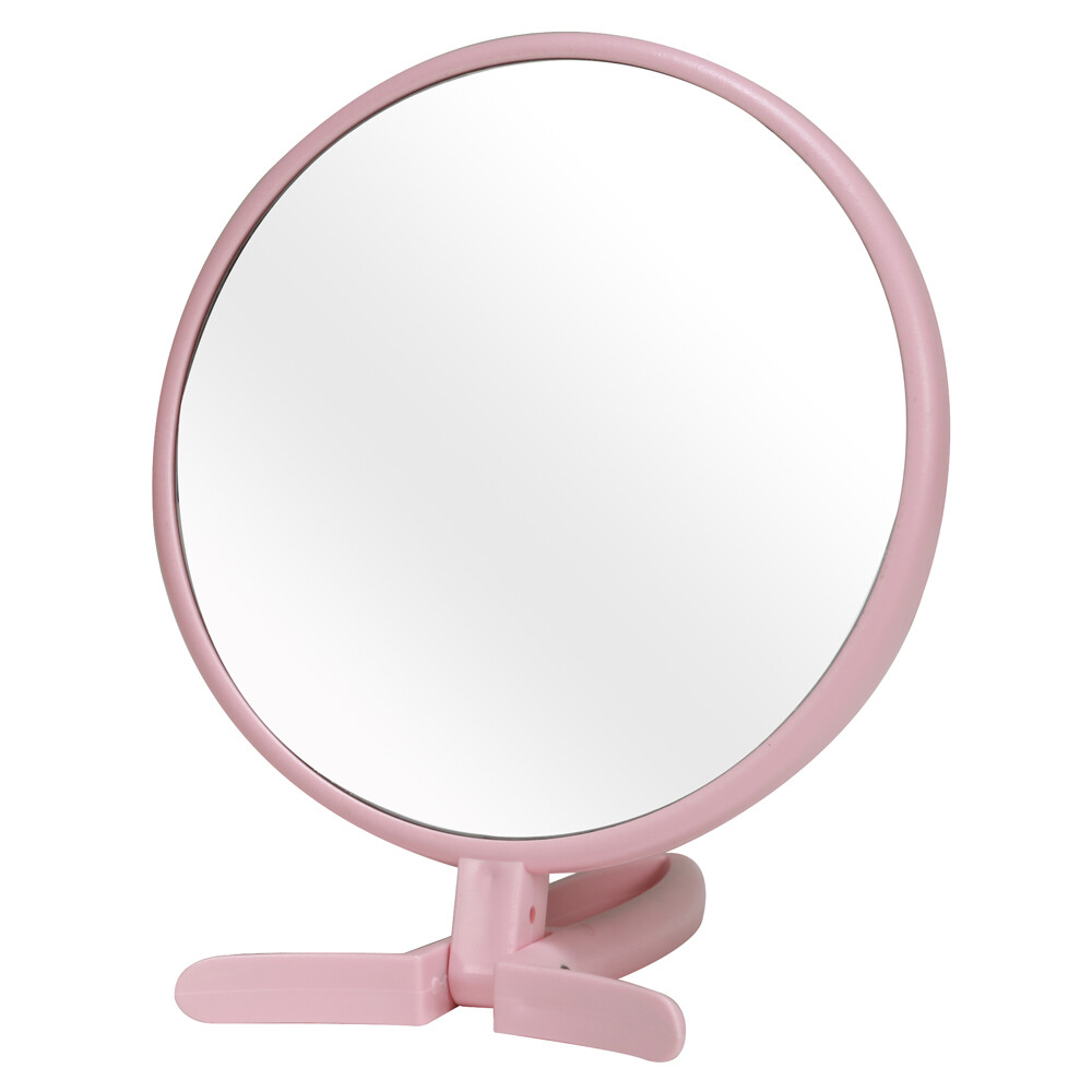 永井興産 手鏡 卓上ミラー ズームアップミラー おしゃれ メイク用