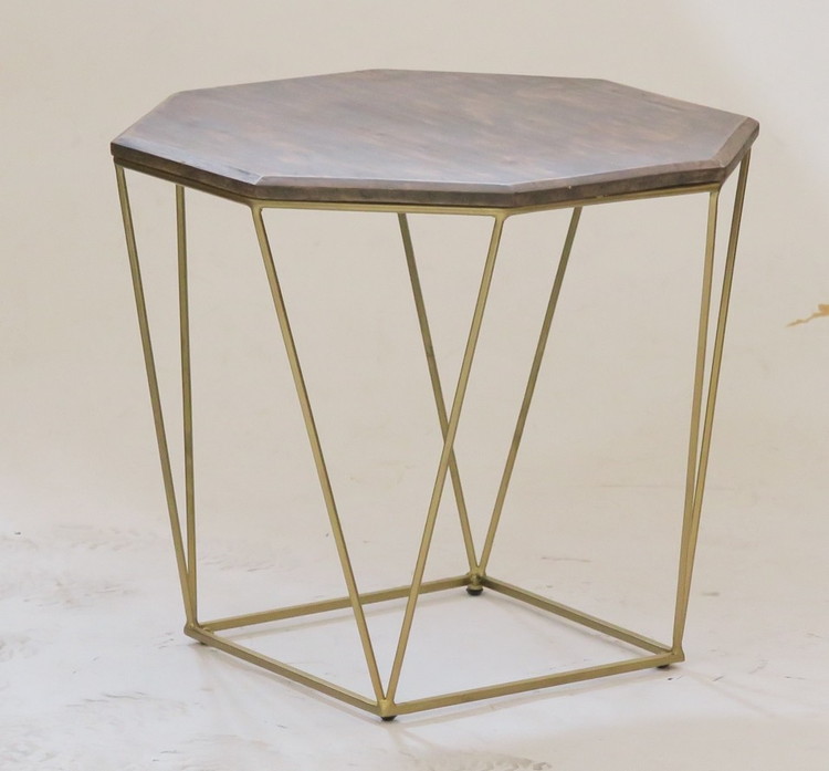 ◎インダストリアル　デザイン　サイドテーブル　ラック　棚　ヴィンテージ サイドテーブル 八角形 棚 机 おしゃれ インダストリアル ヴィンテージ