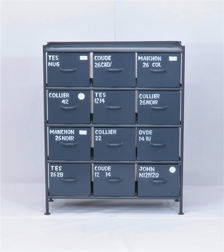 ienowa（イエノワ） チェスト タンス おしゃれ スチール ミリタリー