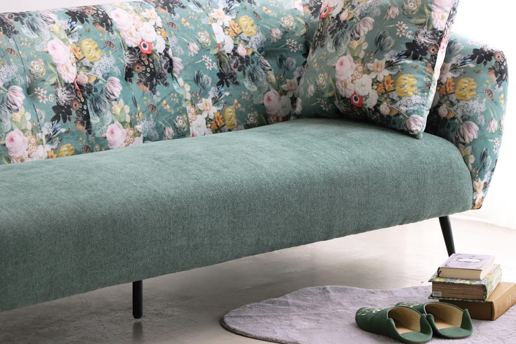 東馬（Tohma） ソファー 3人掛け 花柄 おしゃれ アンティーク レトロ