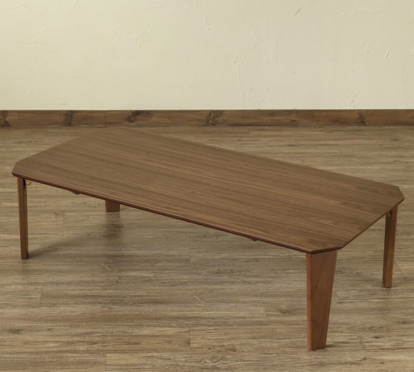 テーブル 折り畳み ローテーブル センターテーブル 天然木 カフェ 