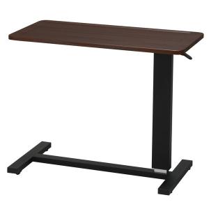 テーブル サイドテーブル 小型 キャスター 動く 高さが変えられるガス圧昇降 キャスター