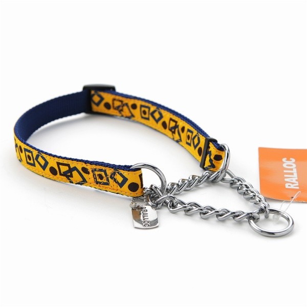 犬 首輪 しつけ ラロック アミット しつけに便利おしゃれなハーフチェーンカラー 02 Mサイズ 中型犬用しつけ首輪 メール便のみ送料無料 |  | 02