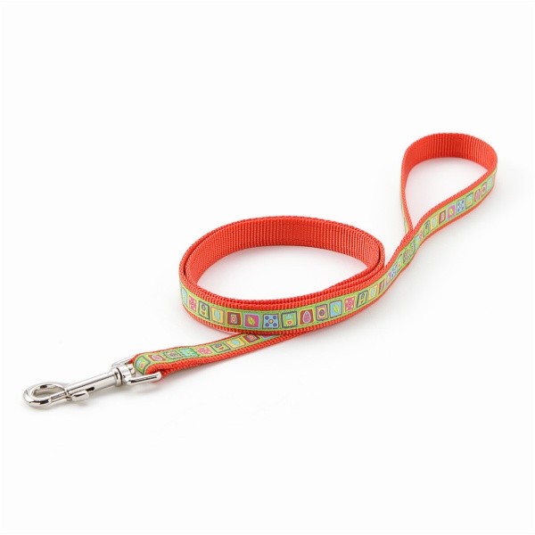 犬 リード おしゃれ ラロック アミット リボンとテープ素材のリード Mサイズ 中型犬用リード メール便のみ送料無料 |  | 15