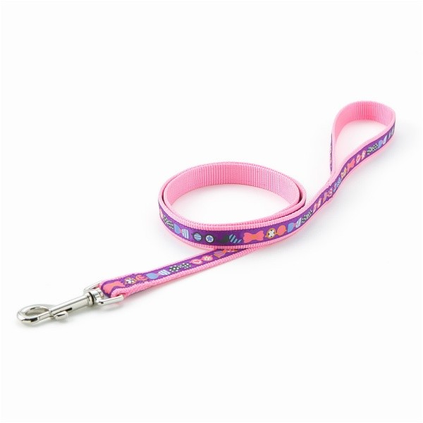 犬 リード おしゃれ ラロック アミット リボンとテープ素材のリード Mサイズ 中型犬用リード メール便のみ送料無料 |  | 16