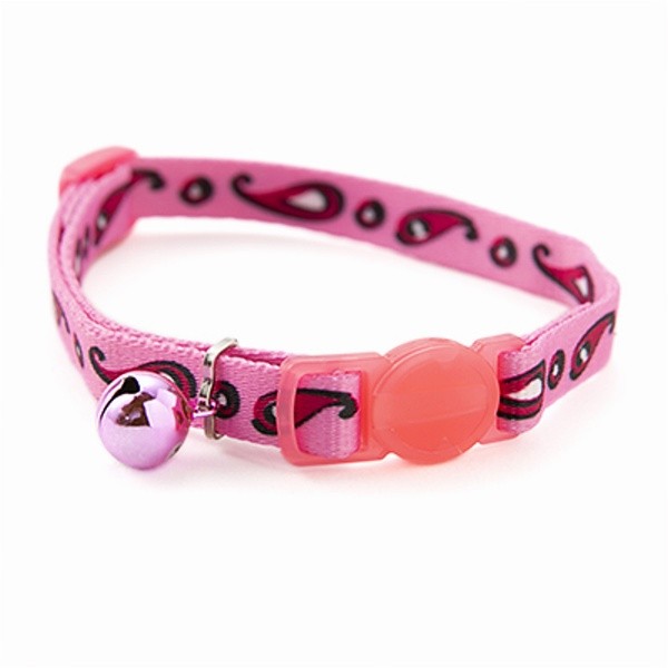 アウトレット 返品交換不可 猫 首輪 ラロック RALLOC アミコ ペイズリー猫カラー 猫用首輪 メール便のみ送料無料 |  | 01