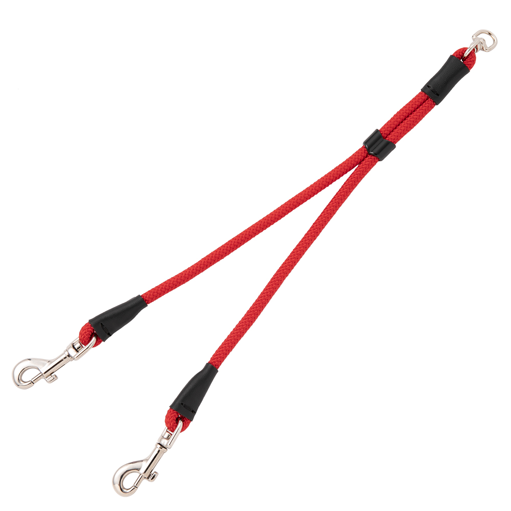 犬 二頭引きリード ２頭の合計体重が10kgまで ラロック アミット 丸ひも二頭引き先端部 Sサイズ メール便のみ送料無料 |  | 01