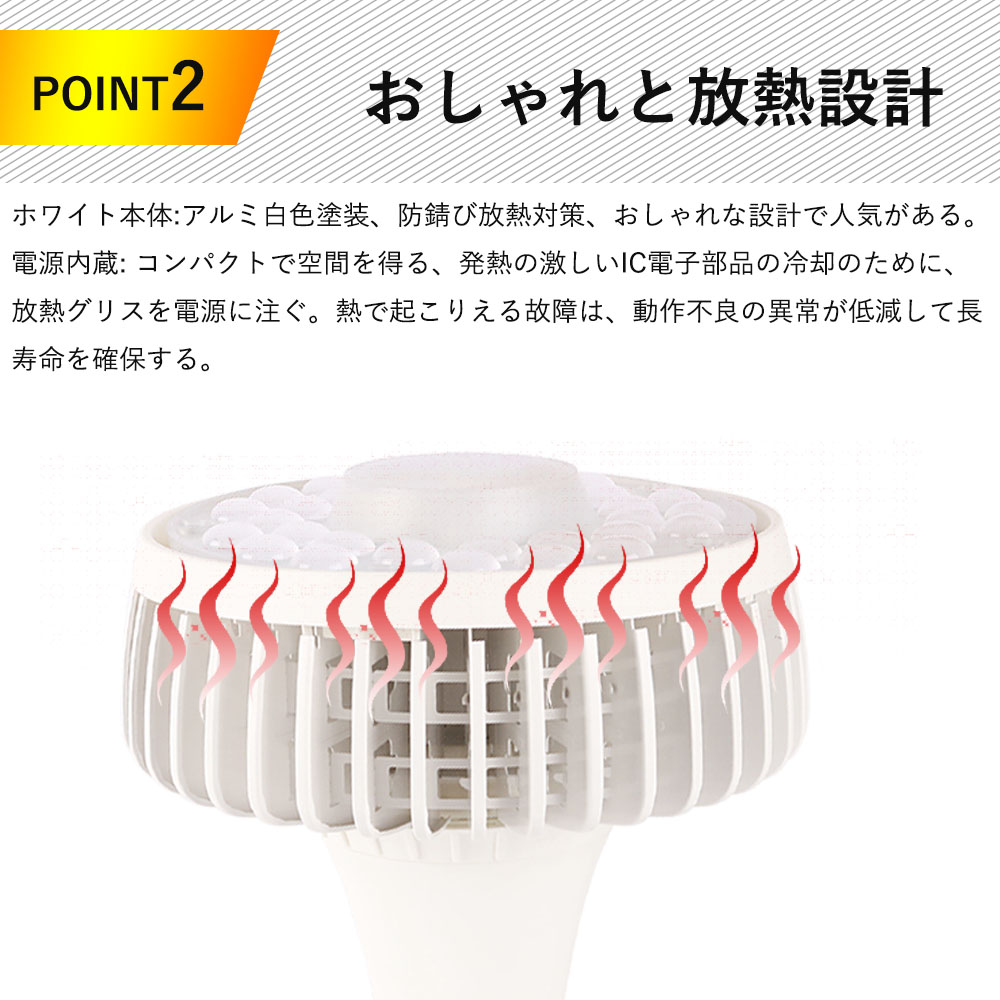 【2個入リ】LED バラストレス水銀灯 1000W相当 E39 20000lm明るさ抜群 ビーム角140度 LEDスポットライト チョークレス水銀ランプ代替 水銀灯 led 交換 屋内照明｜rallyshop｜08