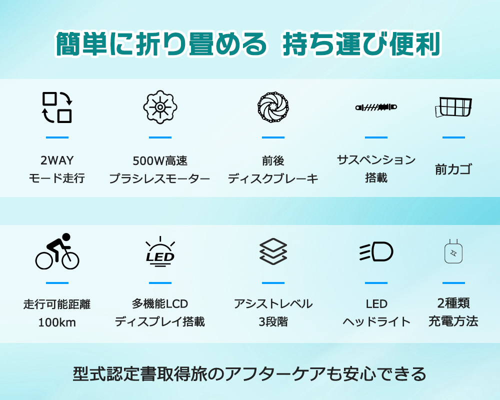 型式認定済み☆新登場】FLYFISH A7 折りたたみ 電動アシスト自転車 20