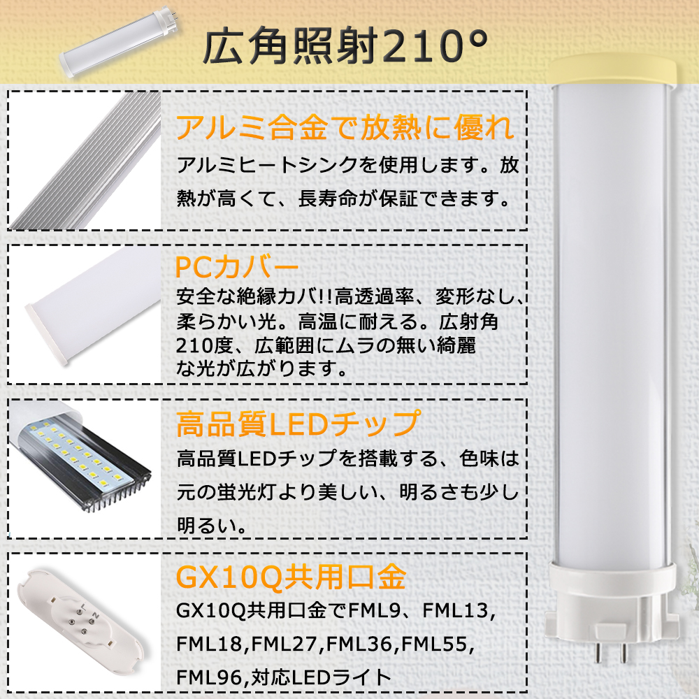 FPL3形 FPL13EX ledコンパクト蛍...の詳細画像3