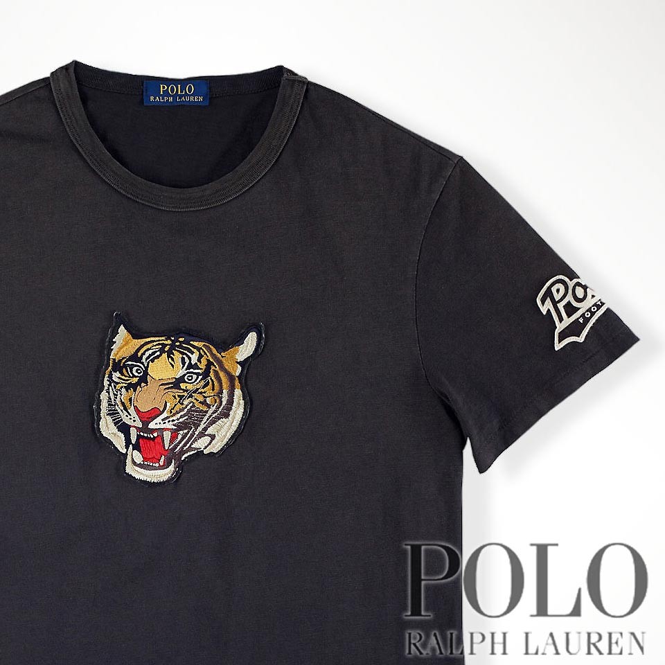 ▼最終価格▼ポロラルフローレン : Tiger Cotton Crewneck T-Shirt [タイガー／半袖Tシャツ]