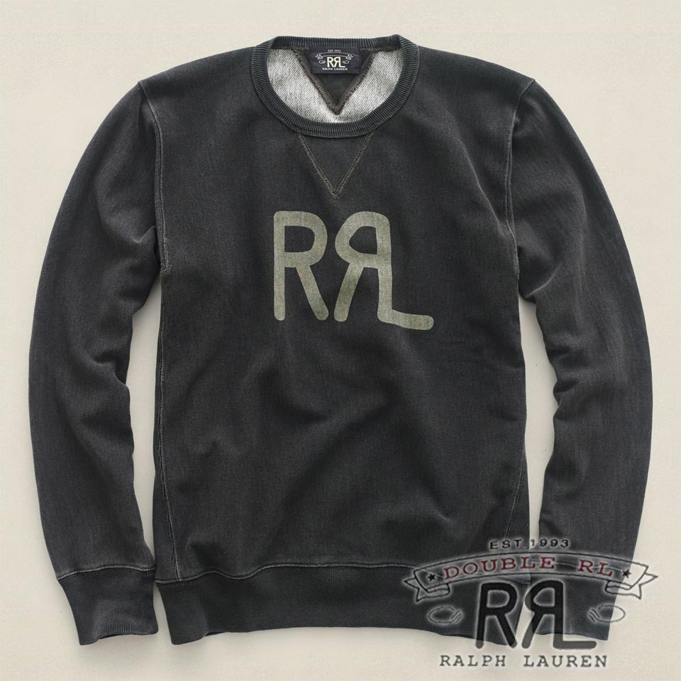 ▽最終価格▽RRL／ダブルアールエル : RRL Sweatshirt [ロゴスウェット