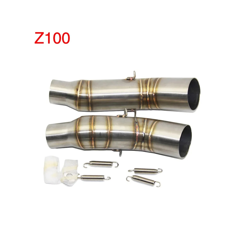 【並行輸入品】 Sclモトs- バイク エキゾースト マフラー ミドル パイプ Connector アダプター カワサキ Z750 Z800 Z1000 ZX6R ZX10R out エキゾースト カスタの画像