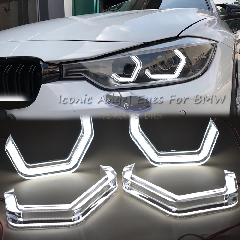 【並行輸入品】 M4 LED イカリング BMW M2 ME M4 M5 F10 F12 F13 F18 F30 F31 F32 F33 F34 F35 F36 E46 カブリオレ クーペ 2D アクセサリー カスタム パーツ_3